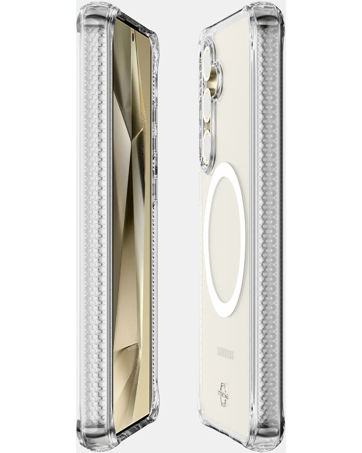 Itskins Level 2 Hybridmagclear_R Telefoonhoesje Samsung Galaxy S24 Fe 5G Transparant