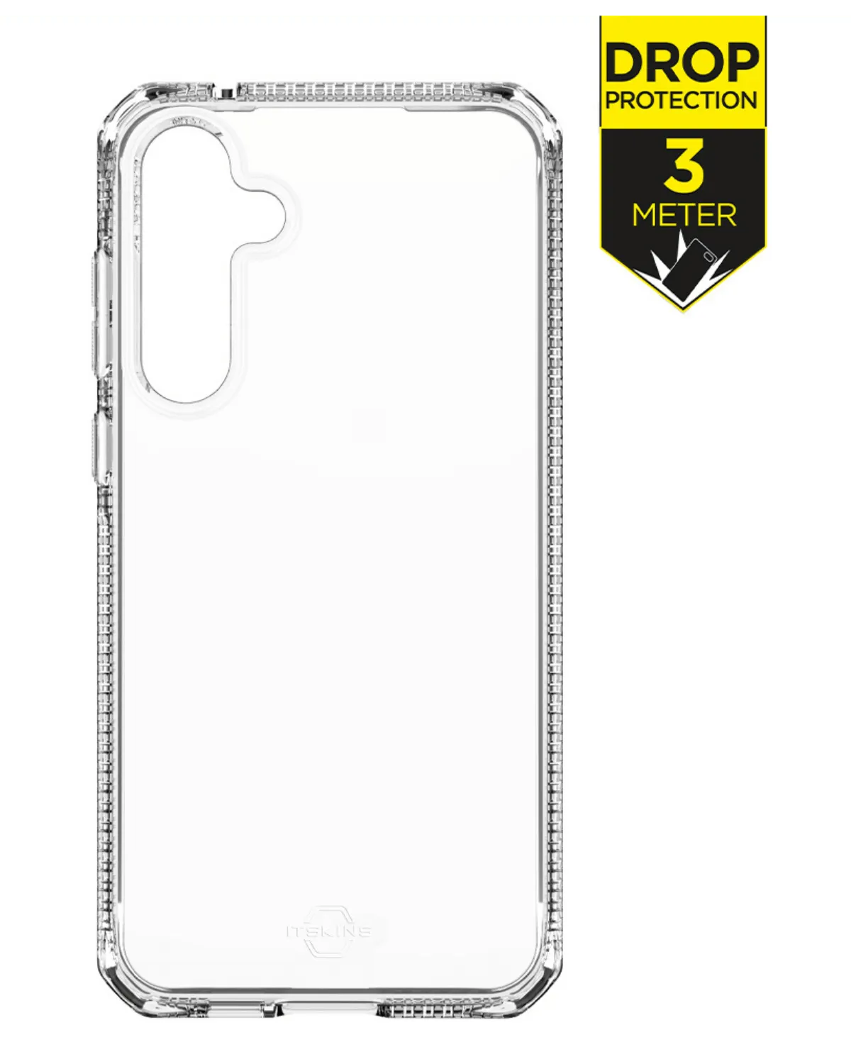 Doorzichtig Itskins SpectrumClear hoesje met 3 meter valbescherming voor Samsung Galaxy A55.