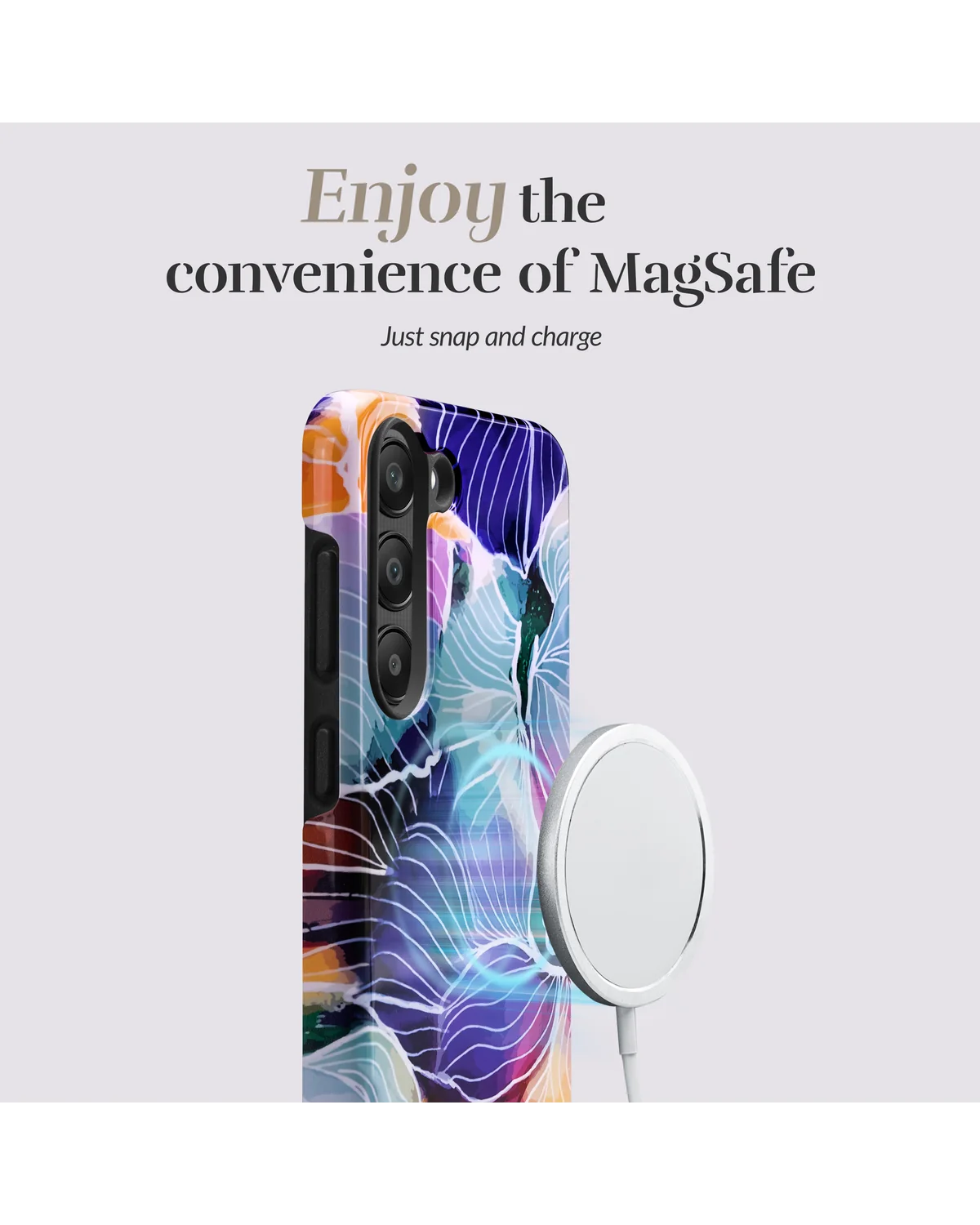 Mio By Mobilize Mio Flowers Magsafe Compatibel Telefoonhoesje Samsung A15 4G-5G