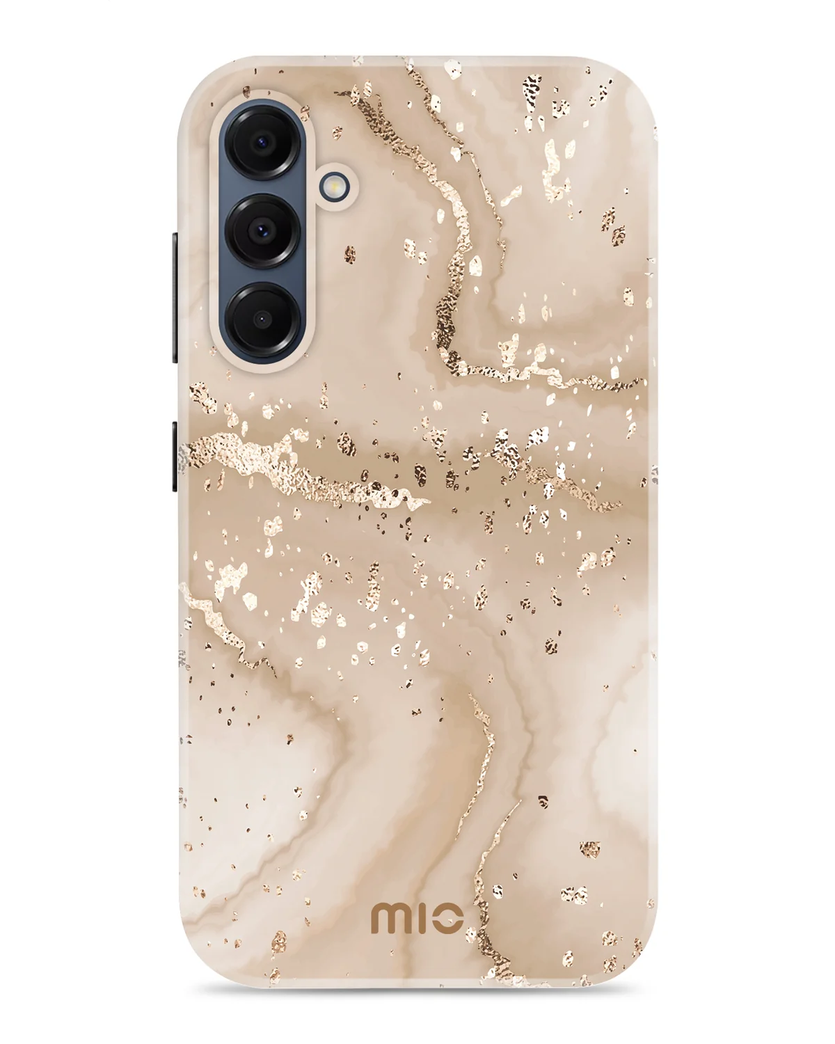 Mio By Mobilize Mio Gold Marble Magsafe Compatibel Telefoonhoesje Samsung A16 4G-5G Zand Goud