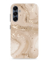 Mio By Mobilize Mio Gold Marble Magsafe Compatibel Telefoonhoesje Samsung A16 4G-5G Zand Goud