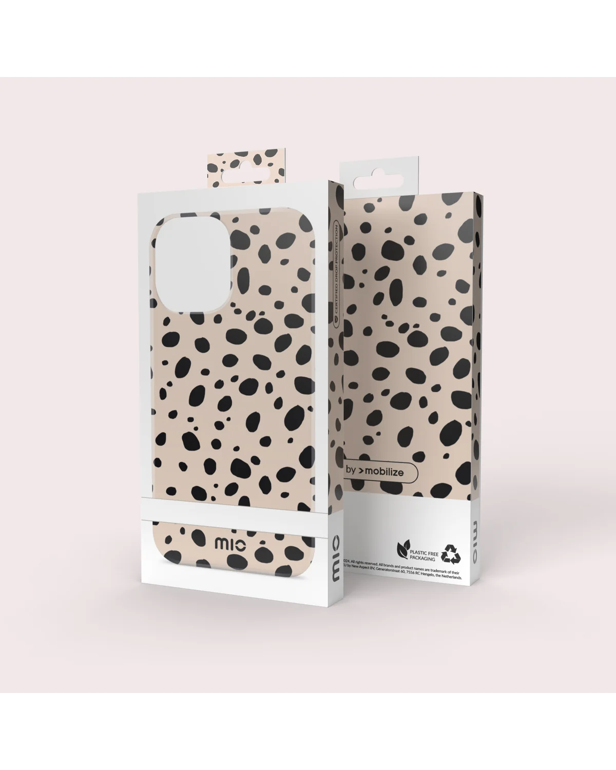 Mio By Mobilize Mio Spots Magsafe Compatibel Telefoonhoesje Samsung A15 4G-5G Zwart Bruin