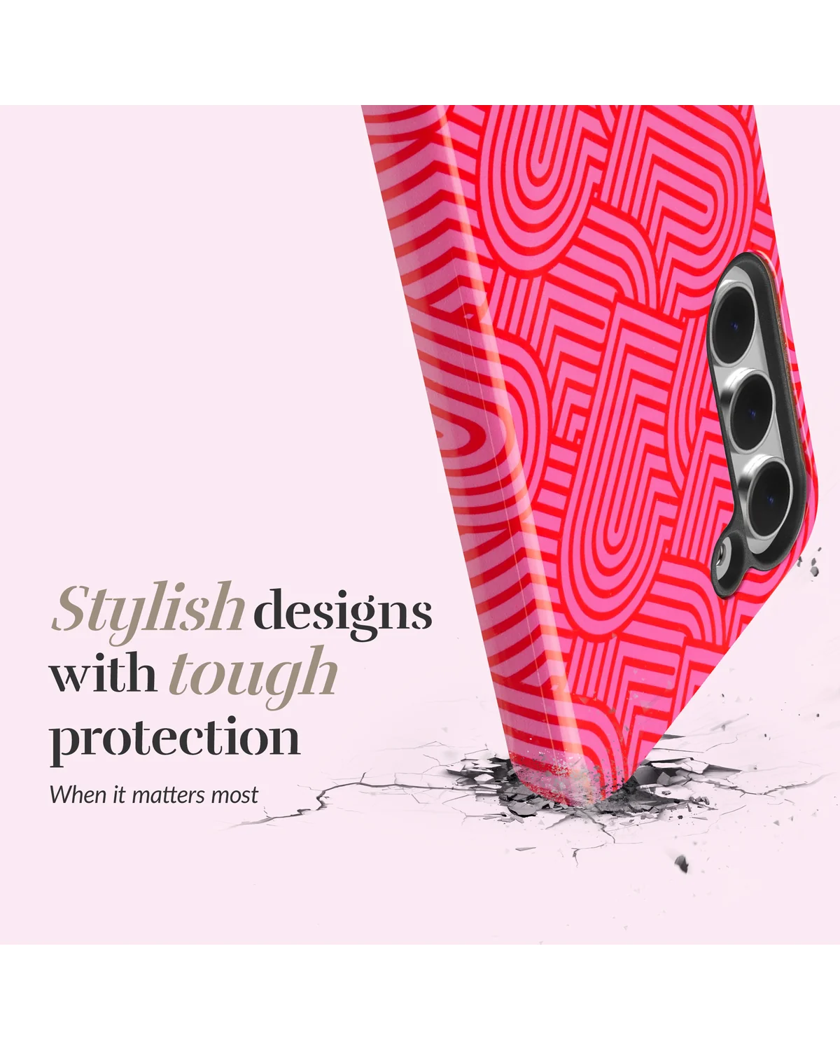 Mio By Mobilize Mio Wild Hearts Magsafe Compatibel Telefoonhoesje Samsung A15 4G-5G Roze