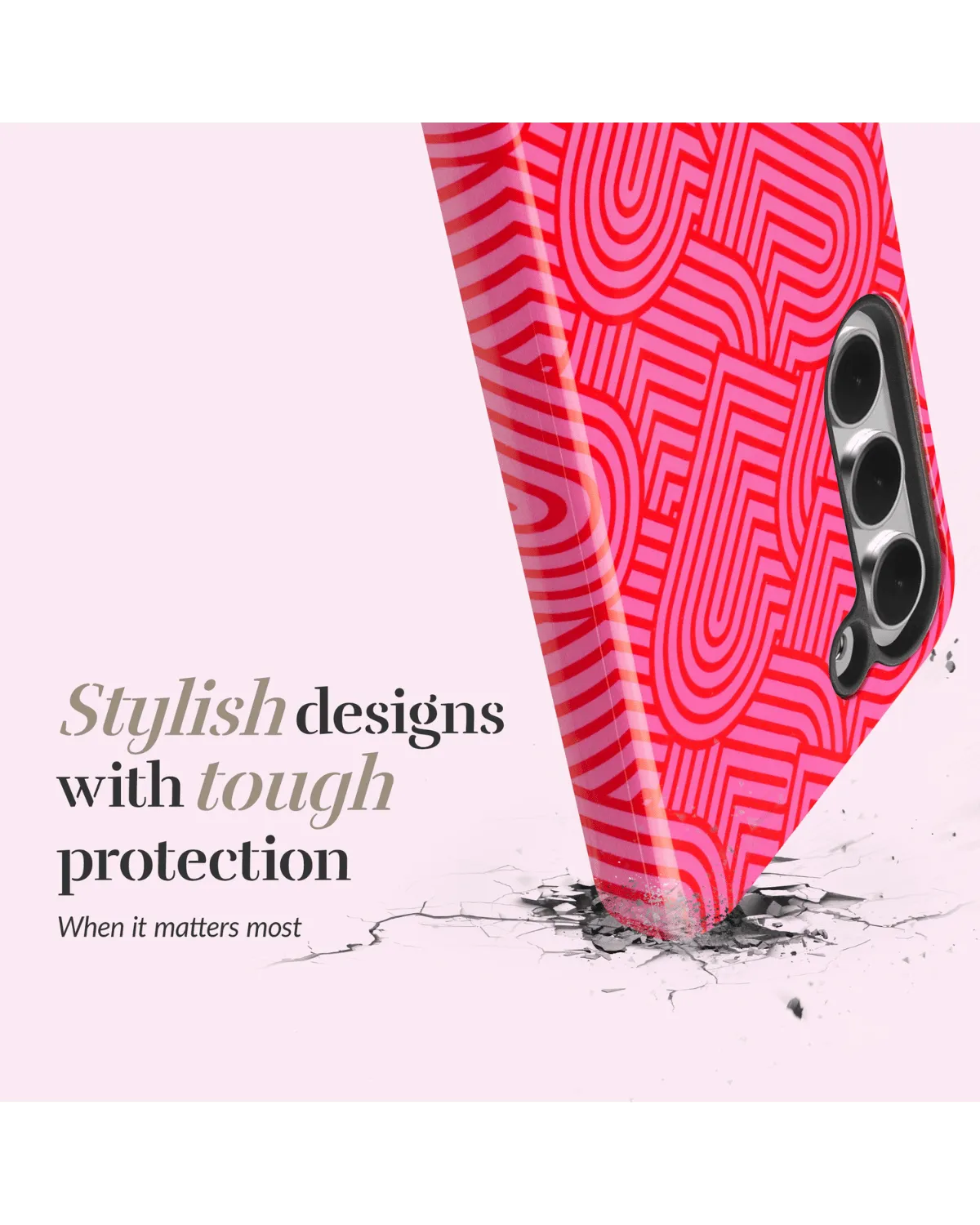 Mio By Mobilize Mio Wild Hearts Magsafe Compatibel Telefoonhoesje Samsung S24 Fe 5G Roze