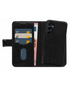 Zwart 2-in-1 wallet hoesje van Mobilize voor Samsung Galaxy A55 5G met ruimte voor pasjes en briefgeld