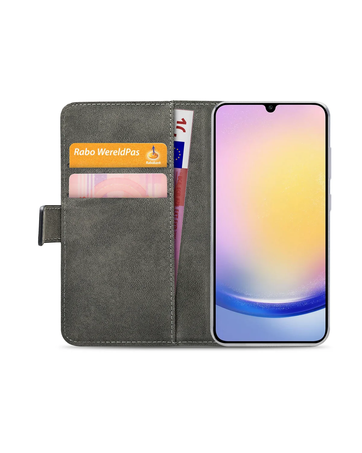 Mobilize Classic Gelly Wallet Book Case Telefoonhoesje Samsung Galaxy A25 5G Zwart