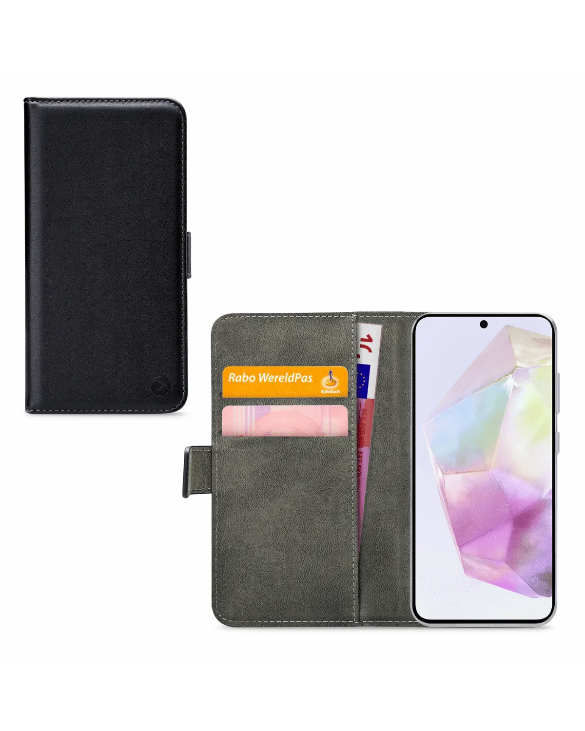 Mobilize Classic Gelly Wallet Book Case Telefoonhoesje Samsung Galaxy A35 5G Zwart