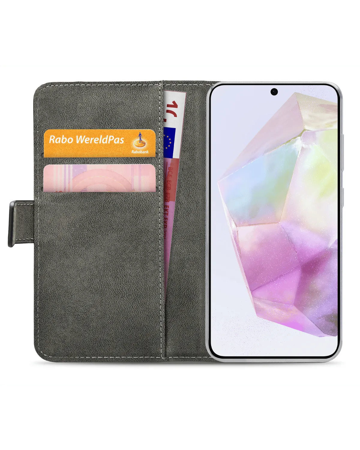 Mobilize Classic Gelly Wallet Book Case Telefoonhoesje Samsung Galaxy A35 5G Zwart