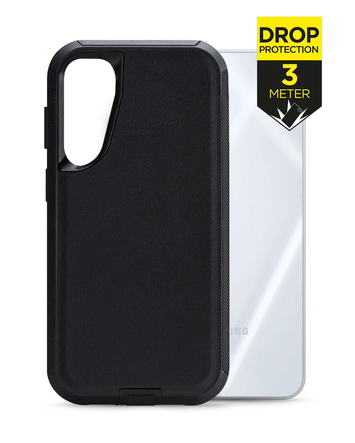 Mobilize Defender Case Telefoonhoesje Samsung Galaxy A16 4G-5G Zwart