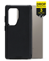 Zwart Mobilize Defender Case hoesje voor Samsung Galaxy S24 Ultra 5G met 3 meter valbescherming.