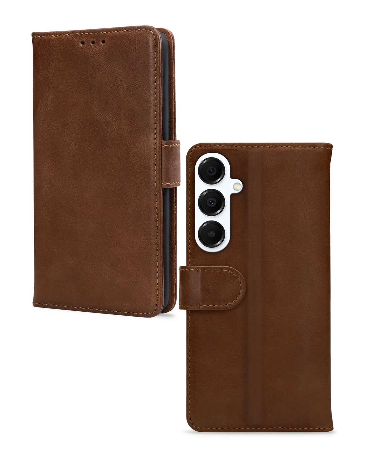 Mobilize Leather Wallet Case Telefoonhoesje Samsung Galaxy A16 4G-5G Bruin