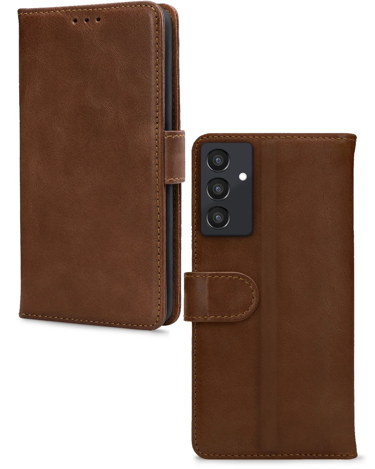 Mobilize Leather Wallet Case Telefoonhoesje Samsung Galaxy A25 5G Bruin