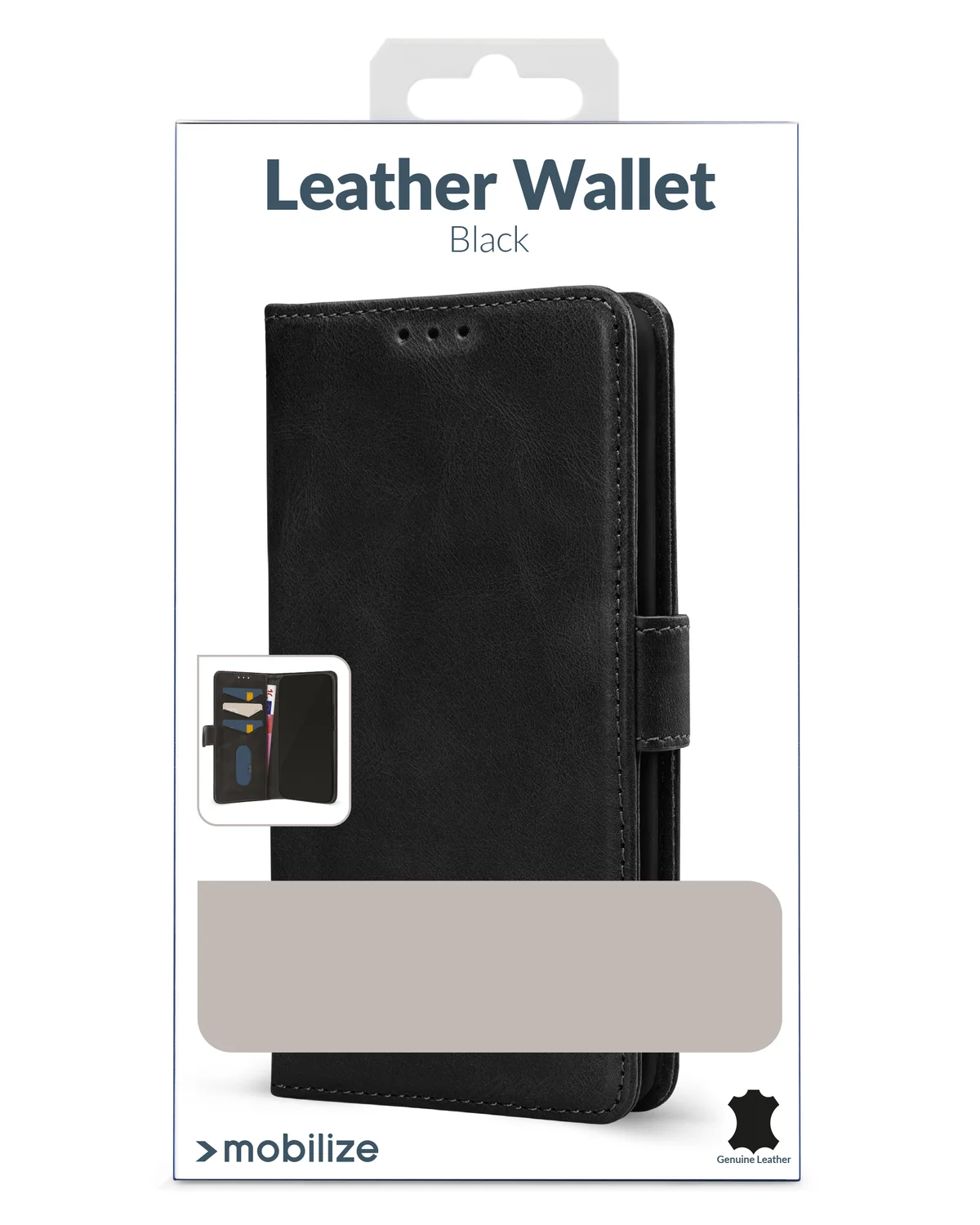 Mobilize Leather Wallet Case Telefoonhoesje Samsung Galaxy A25 5G Zwart