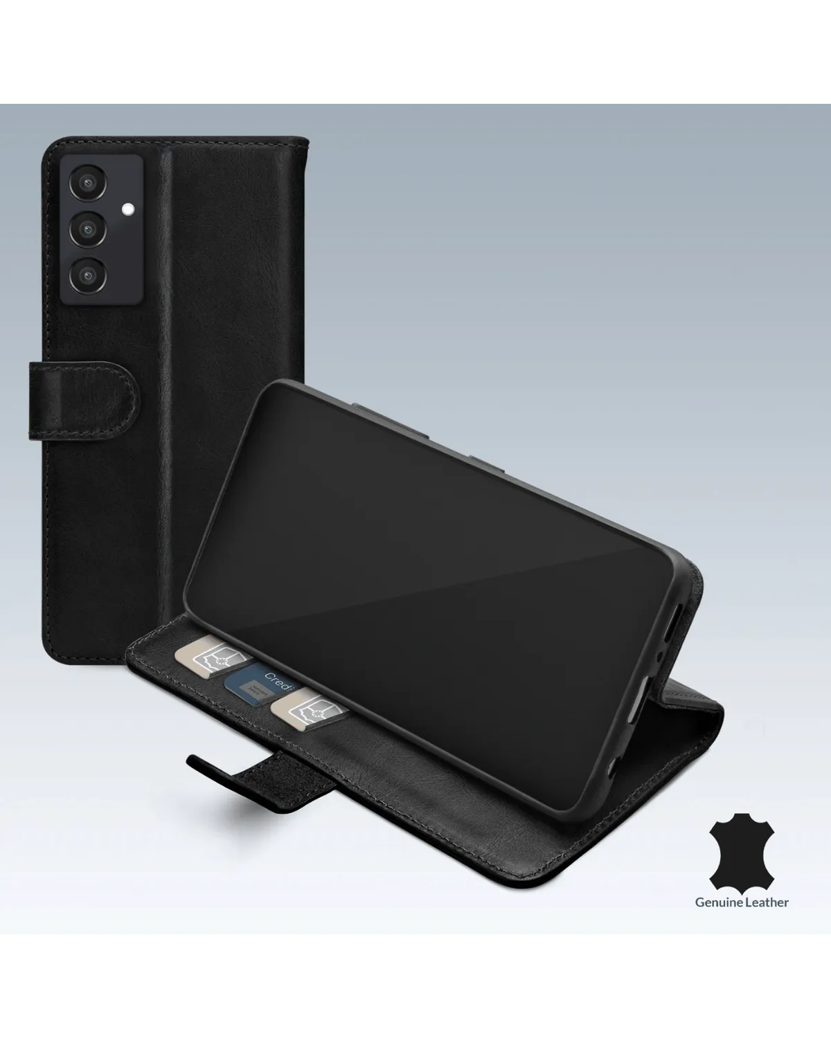 Mobilize Leather Wallet Case Telefoonhoesje Samsung Galaxy A35 5G Zwart