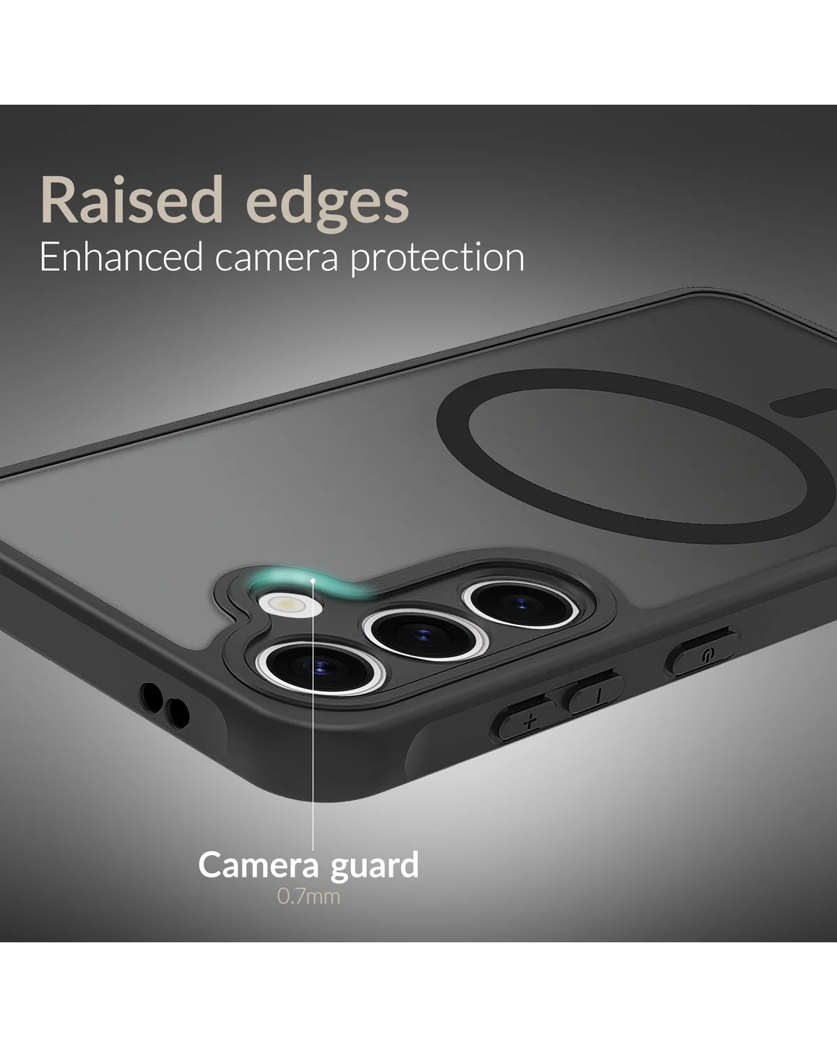 Mobilize Magsafe Compatibel Hybride Case Telefoonhoesje Samsung Galaxy A16 4G-5G Zwart