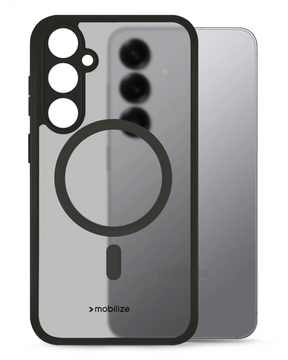 Mobilize Magsafe Compatibel Hybride Telefoonhoesje Samsung Galaxy S25 5G Zwart