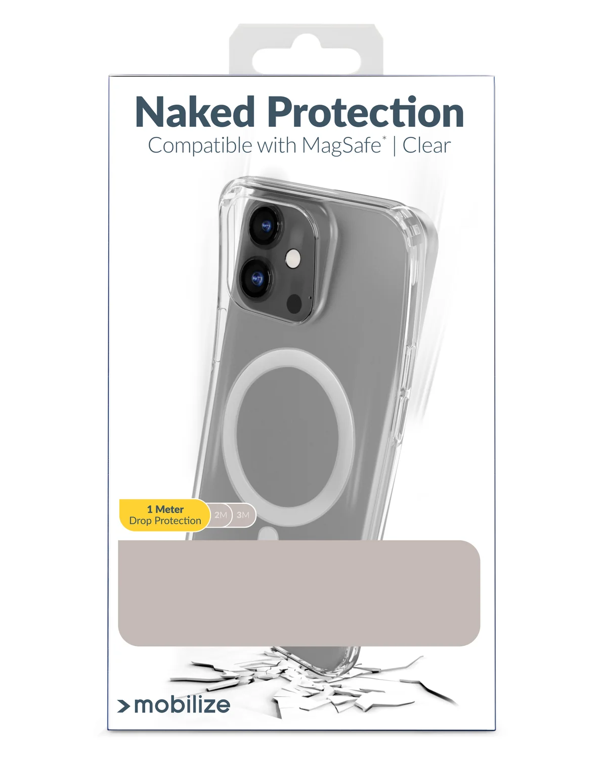Mobilize Magsafe Compatibel Naked Protection Case Telefoonhoesje Samsung Galaxy A16 4G-5G Transparant