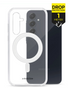 Transparant Mobilize Naked Protection hoesje met MagSafe voor Samsung Galaxy A55 5G, 1 meter valbescherming zichtbaar.