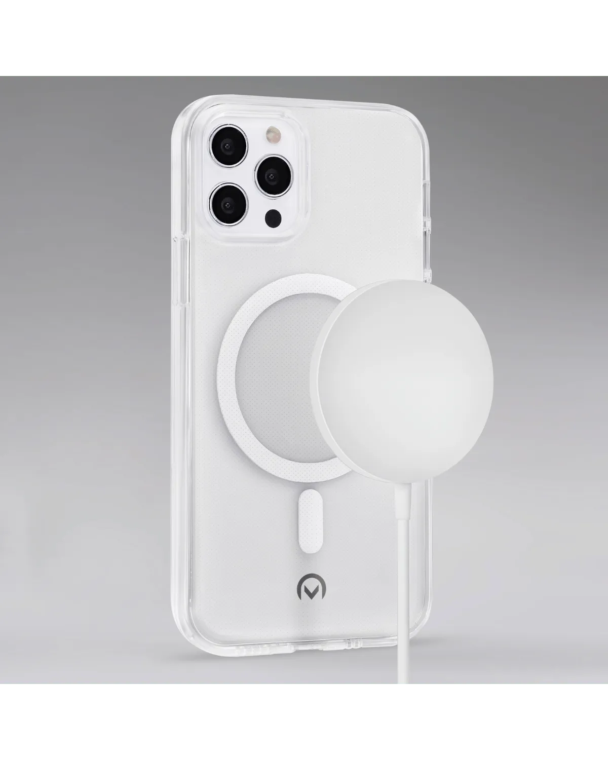 Mobilize MagSafe Case met magnetische ring voor MagSafe-accessoires op Samsung Galaxy S24 5G.