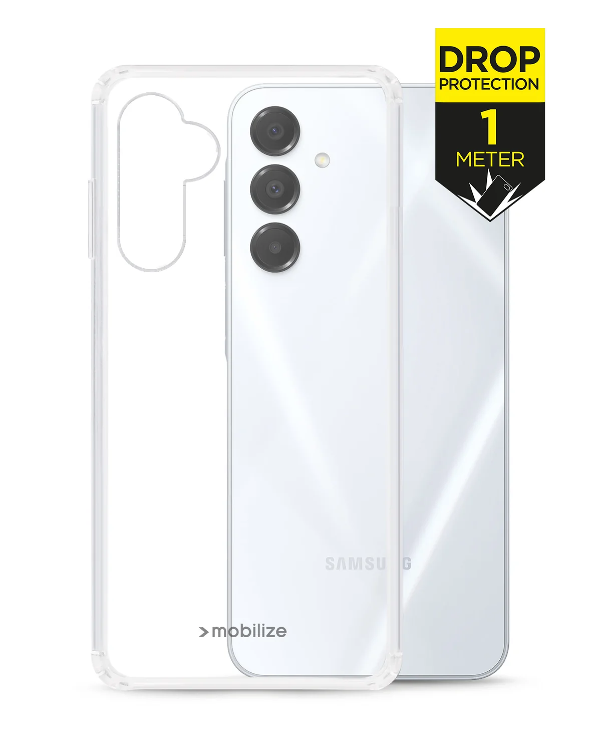 Mobilize Naked Protection Case Telefoonhoesje Samsung Galaxy A16 4G-5G Transparant