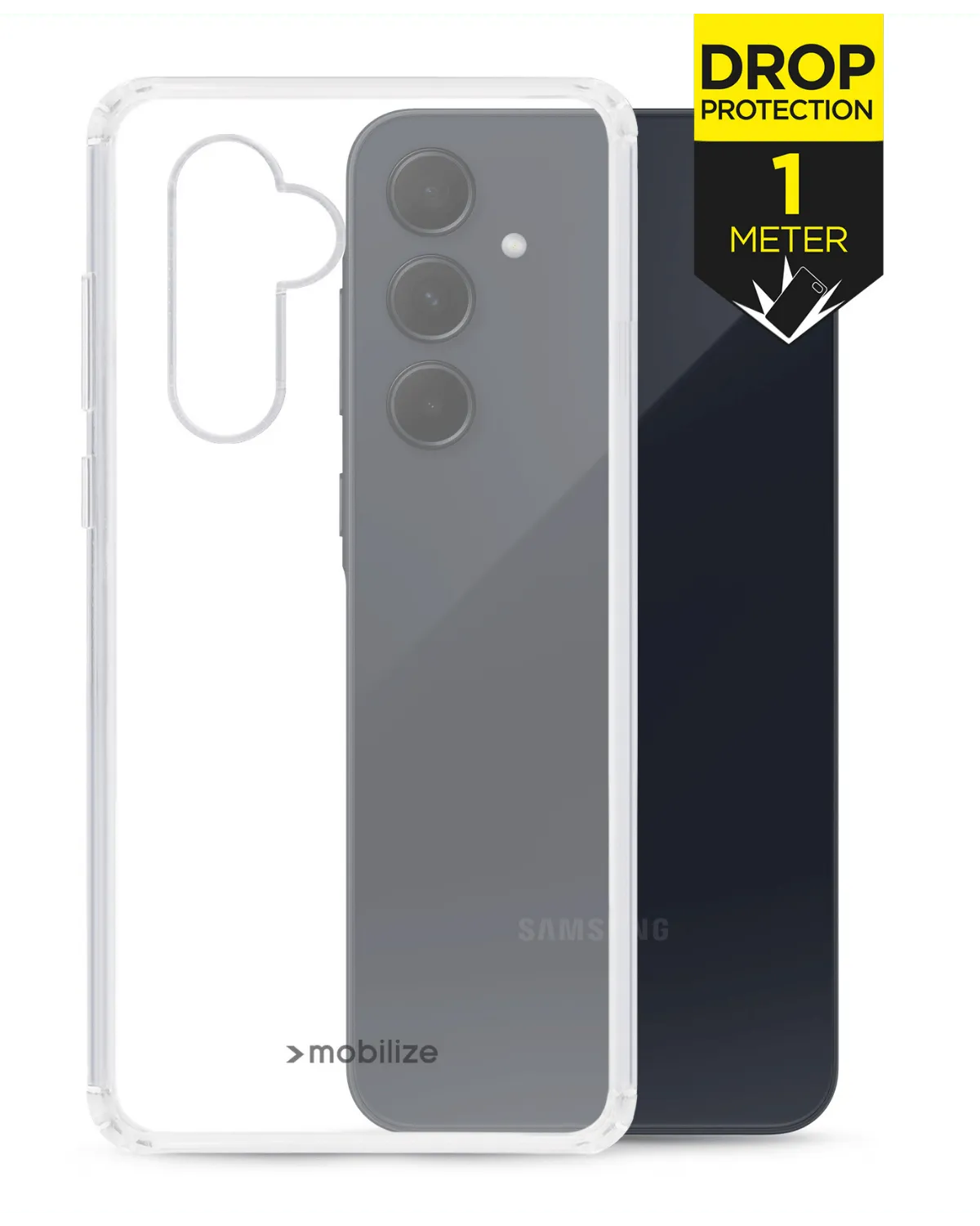 Mobilize Naked Protection Telefoonhoesje Samsung Galaxy A35 5G Transparant