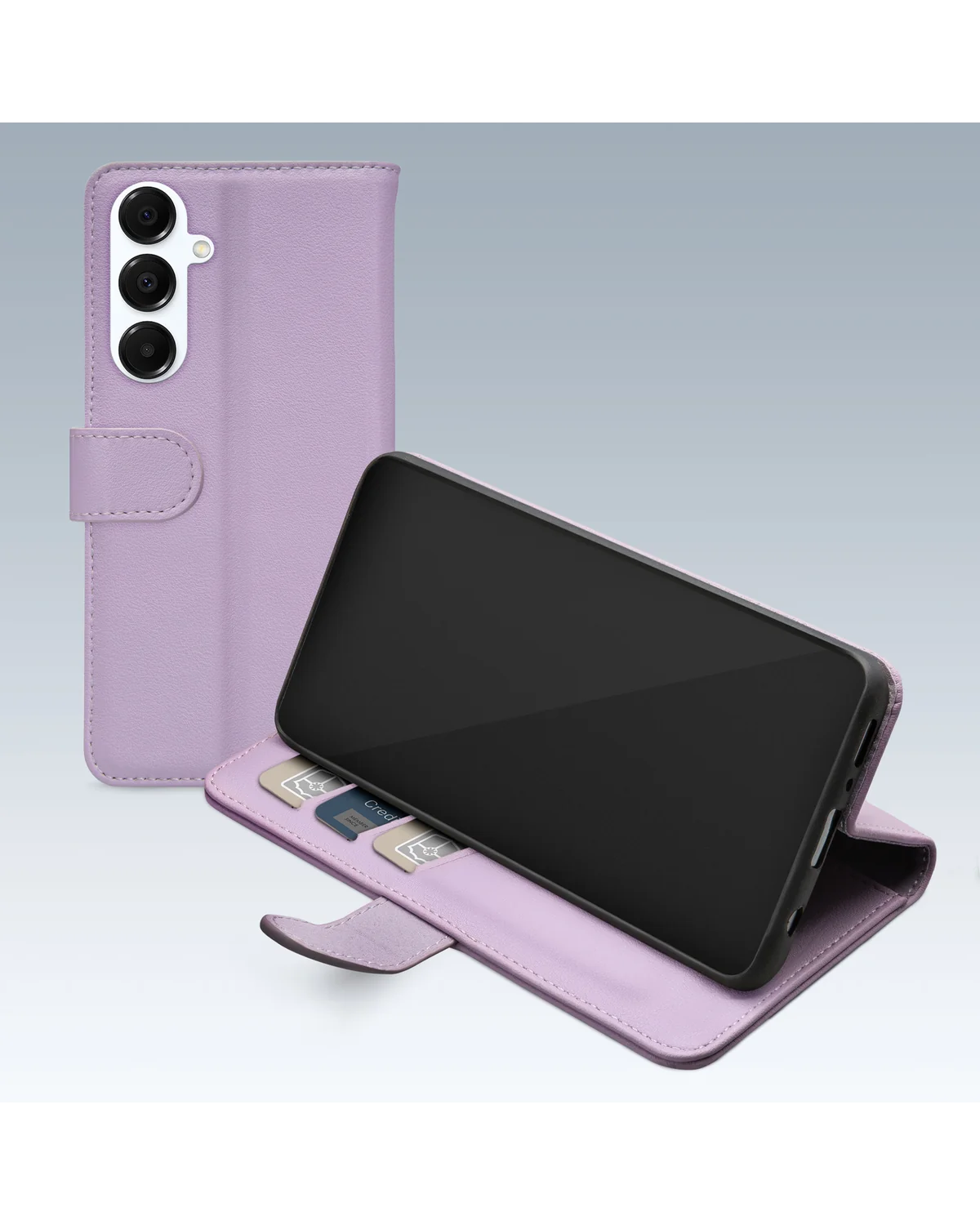 Mobilize Premium Gelly Wallet Book Case Telefoonhoesje Samsung Galaxy A16 4G-5G Paars