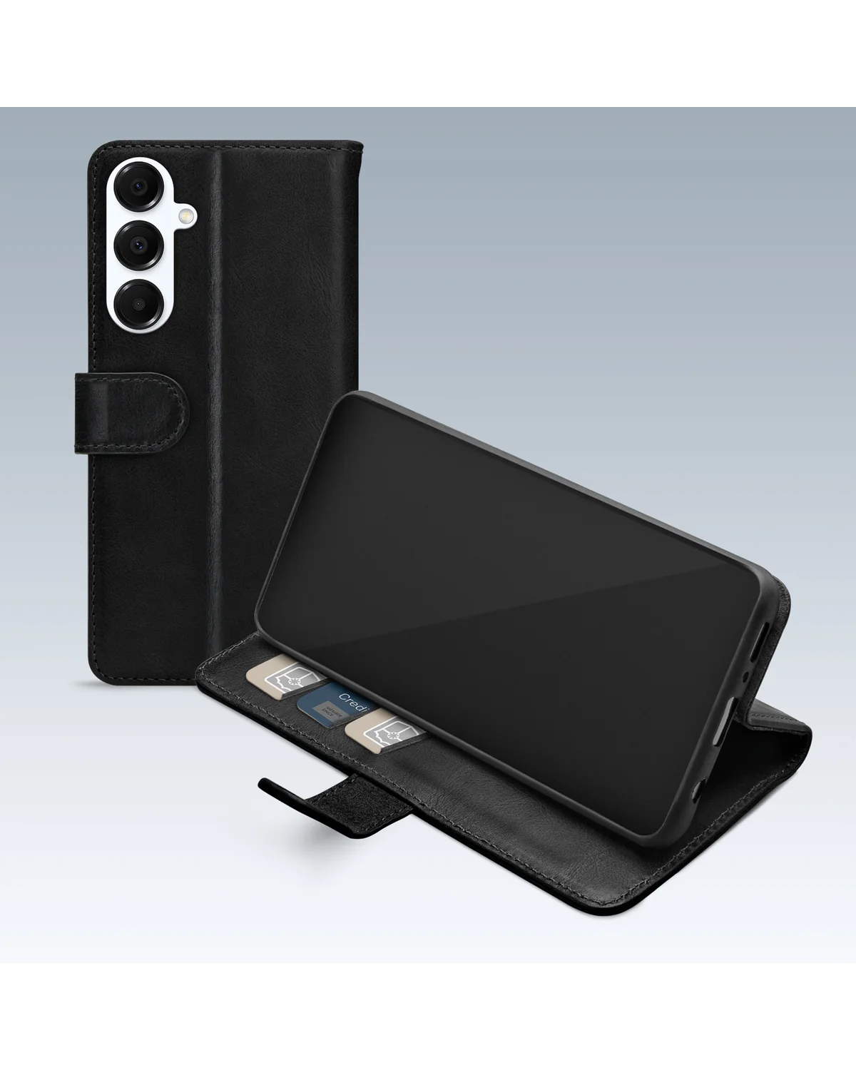 Mobilize Premium Gelly Wallet Book Case Telefoonhoesje Samsung Galaxy A16 4G-5G Zwart