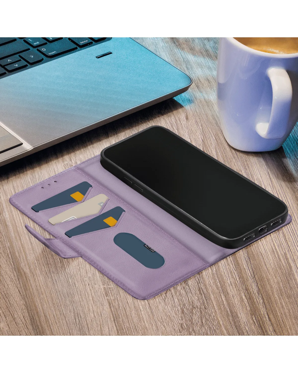 Mobilize Premium Gelly Wallet Book Case Telefoonhoesje Samsung Galaxy A35 5G Paars