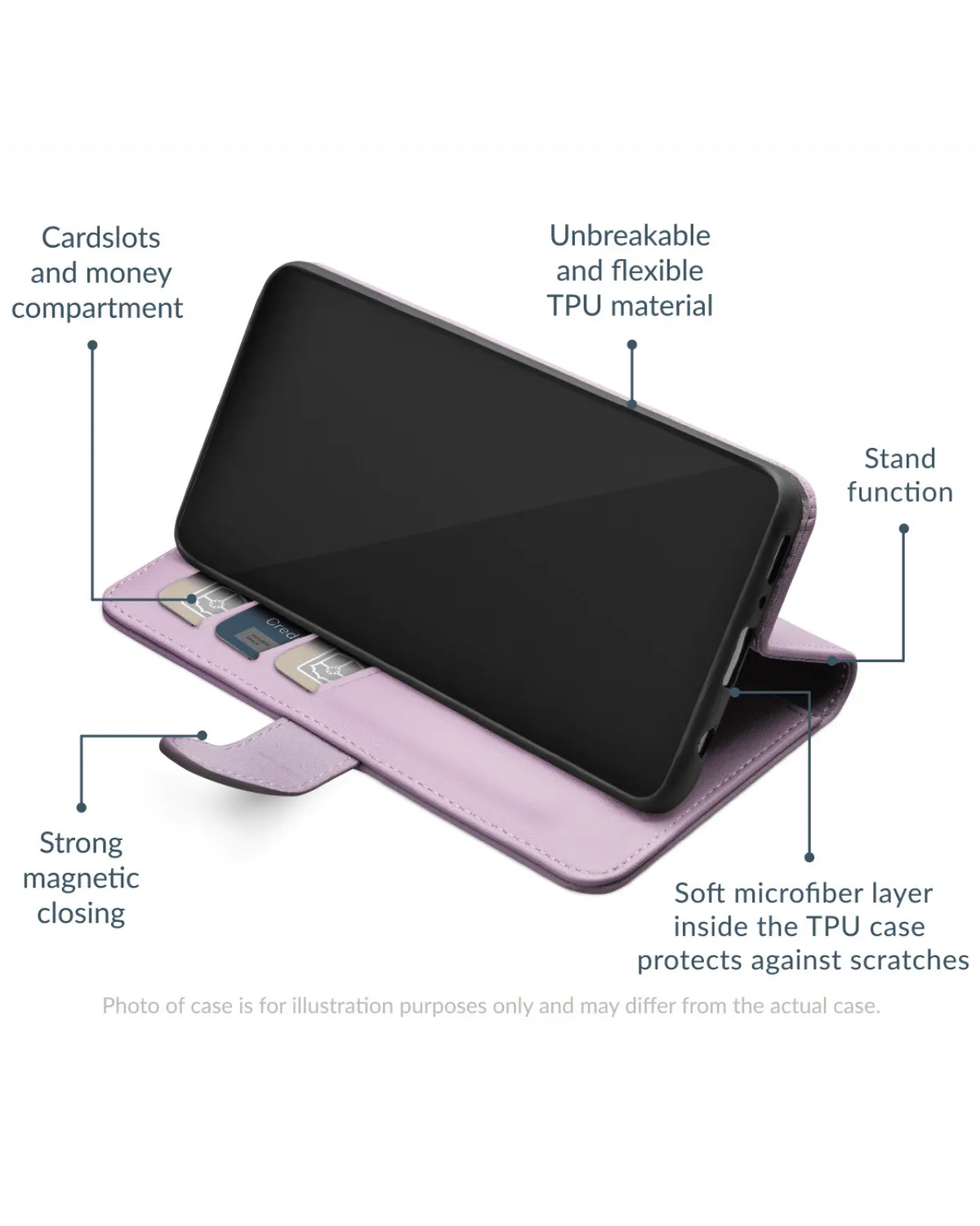 Mobilize Premium Gelly Wallet Book Case Telefoonhoesje Samsung Galaxy A35 5G Paars