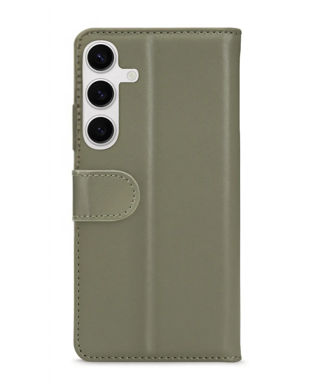 Achterkant van de Mobilize Premium Gelly Wallet Book Case voor Samsung Galaxy S24 5G. Bescherming met een strak design.