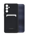 Mobilize Rubber Gelly Card Case Soft Telefoonhoesje Samsung Galaxy A25 5G Mat Zwart