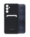 Mobilize Rubber Gelly Card Case Soft Telefoonhoesje Samsung Galaxy A25 5G Mat Zwart