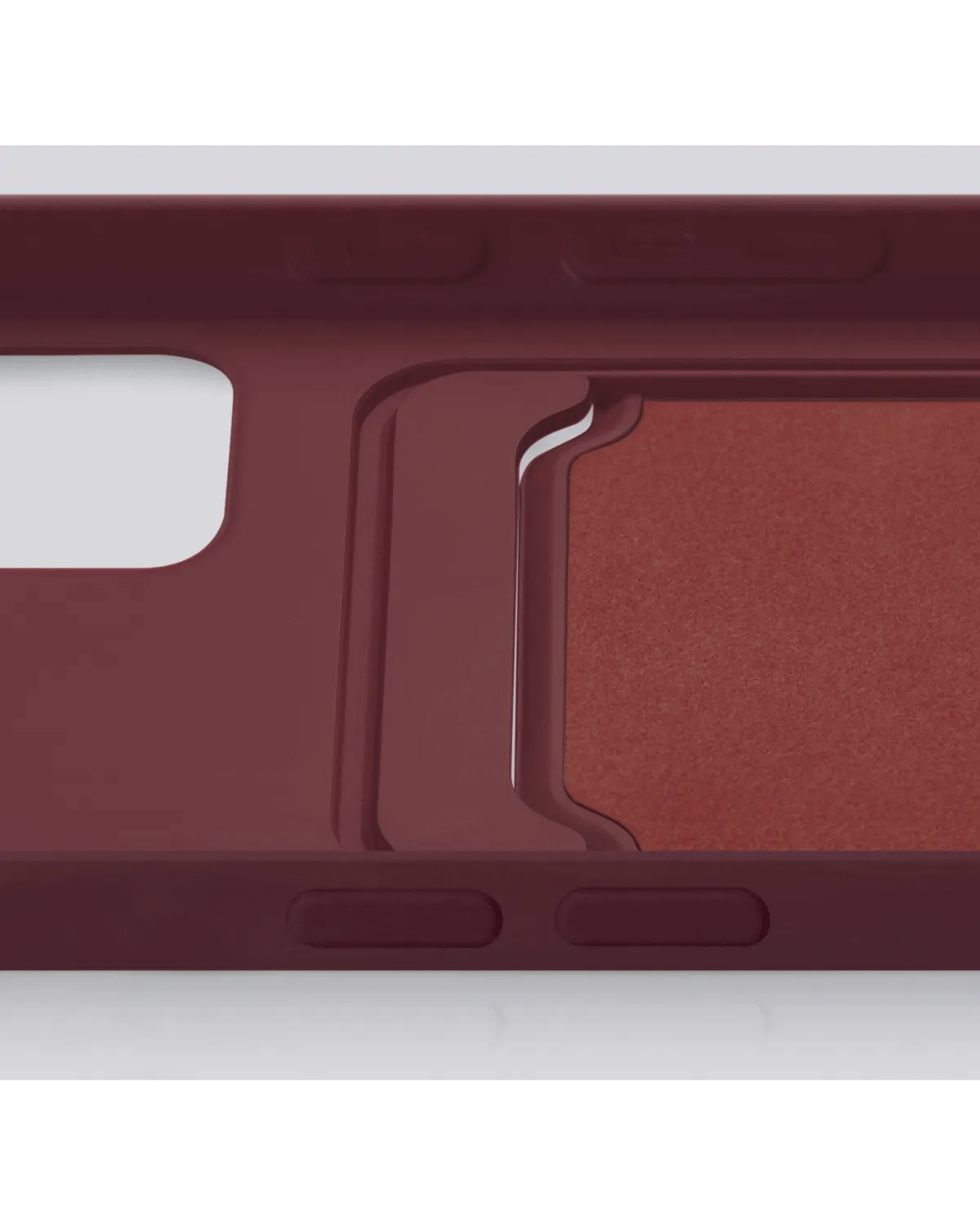 Mobilize Rubber Gelly Card Case Soft Telefoonhoesje Samsung Galaxy S24 Plus 5G Mat Bordeaux Rood