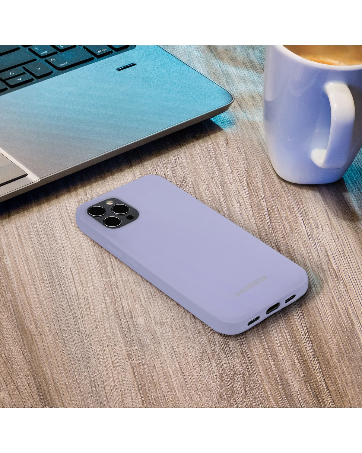 Mobilize Rubber Gelly Case Soft Telefoonhoesje Samsung-Galaxy A25 5G Pastel Paars