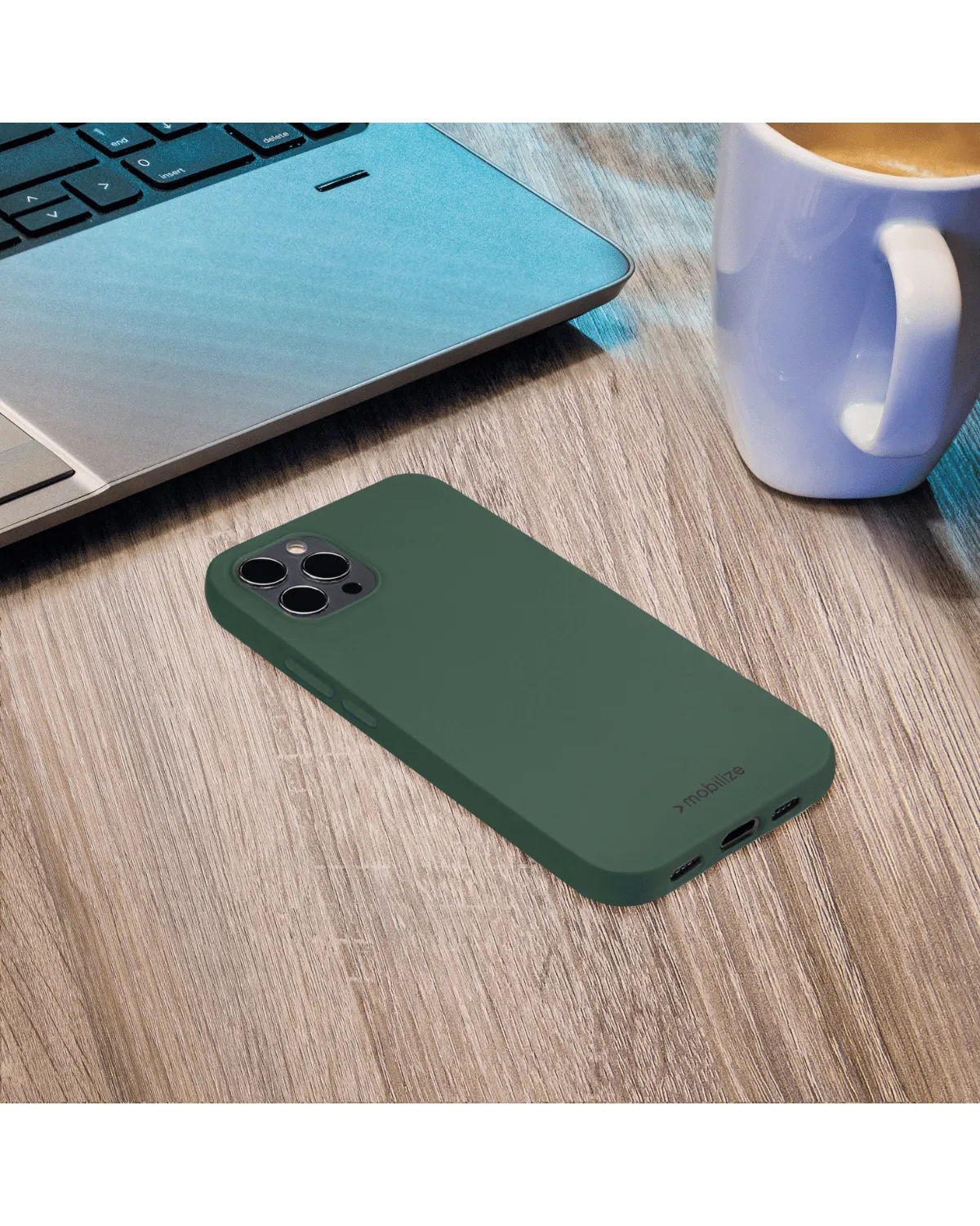 Mobilize Rubber Gelly Case Soft Telefoonhoesje Samsung-Galaxy A35 5G Mat Groen