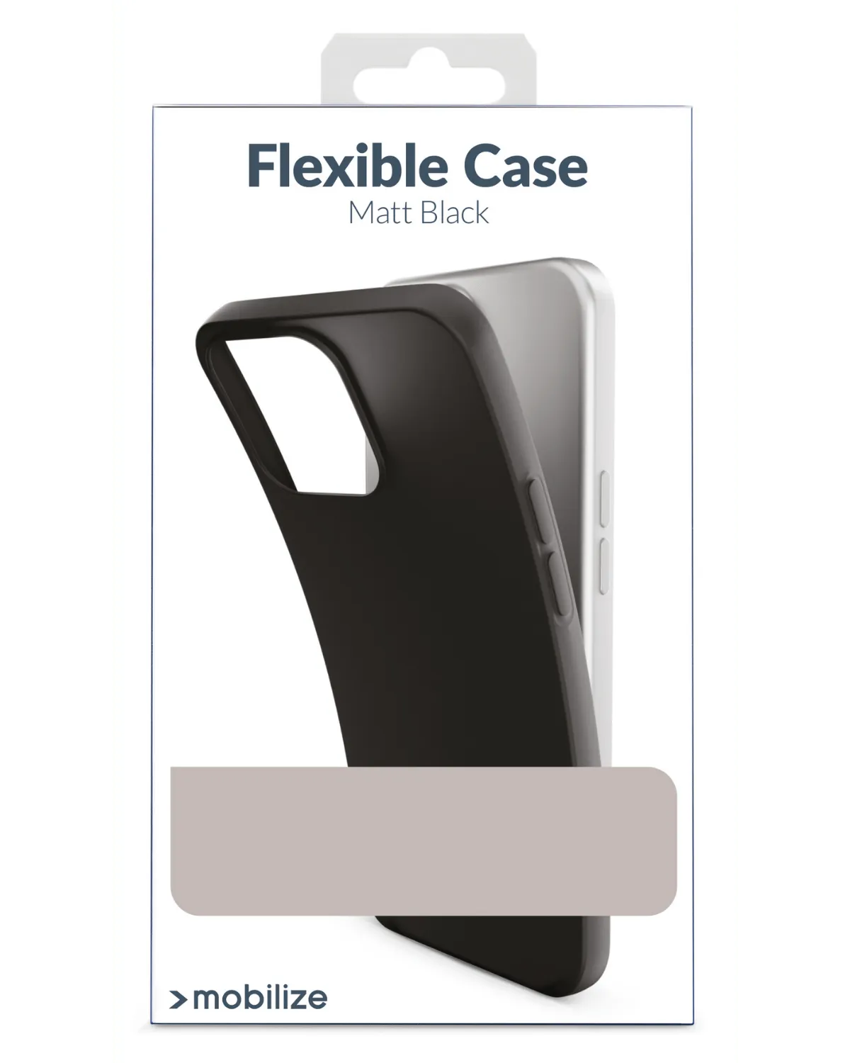 Verpakking van de Mobilize Flexible Case in mat zwart voor Samsung Galaxy S24 5G, beschermend en stijlvol ontwerp.