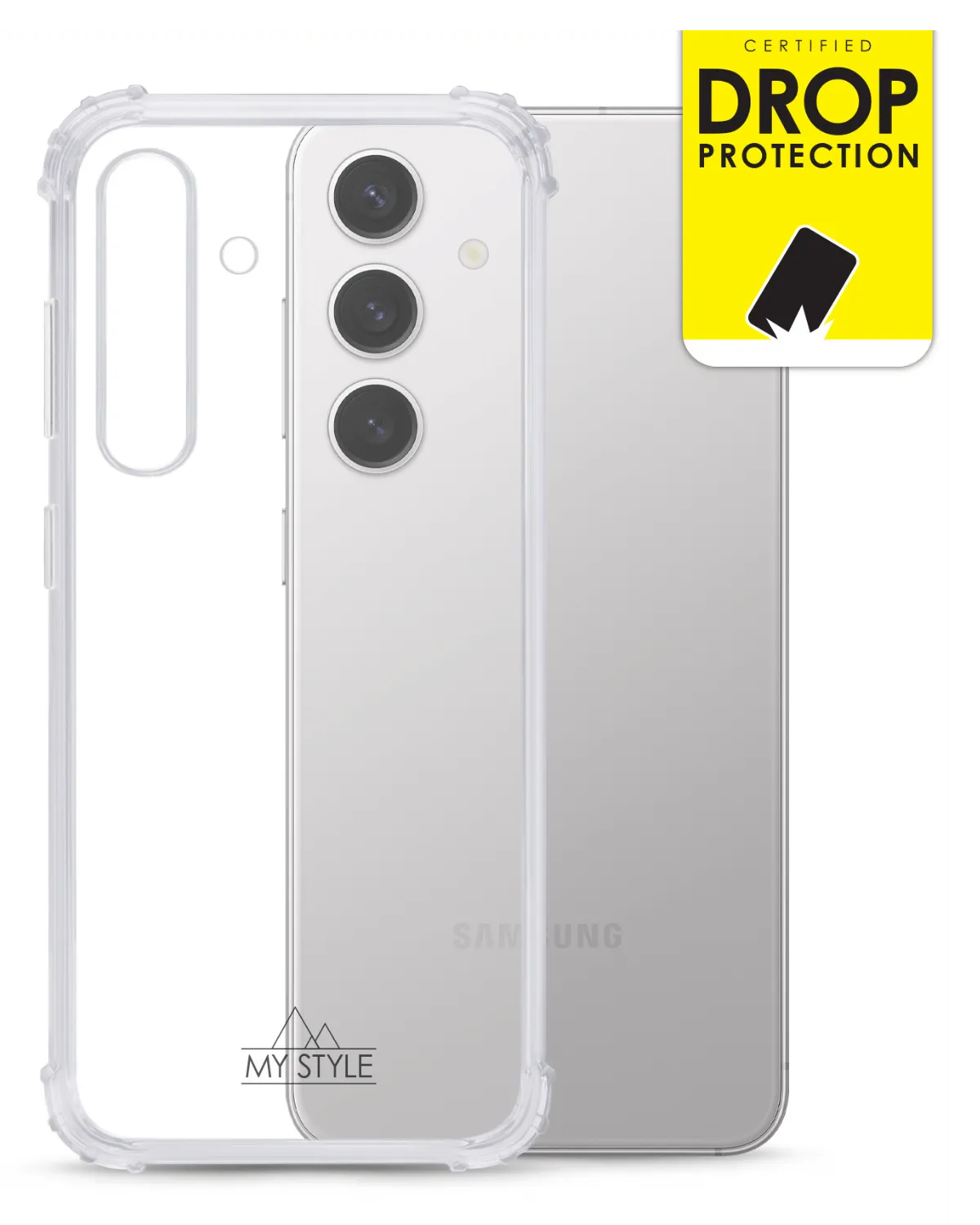 My Style Protective Flex Telefoonhoesje Samsung Galaxy S24 Fe Transparant