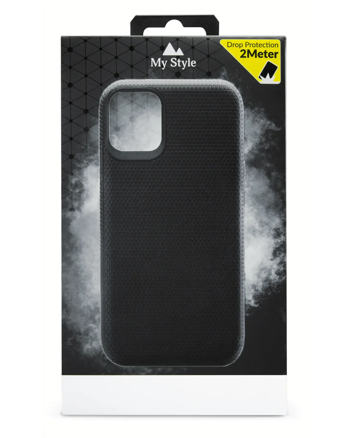 Verpakking van de My Style Tough Case met gecertificeerde valbescherming tot 2 meter voor de Samsung Galaxy S24 5G