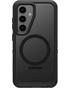 Transparante Otterbox Defender Series XT hoes met MagSafe voor Samsung Galaxy S25 5G, stevige randbescherming en MagSafe-compatibiliteit.