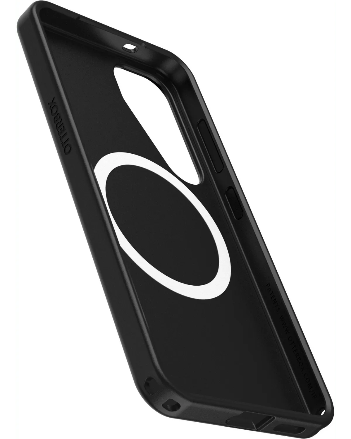 Binnenkant van de Otterbox Symmetry Magnets Case, met MagSafe-ring voor draadloos opladen.