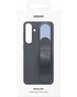 Verpakking van de Samsung Standing Grip Case in zwart voor Galaxy S25 Plus 5G, met zicht op het gripontwerp en merklogo.
