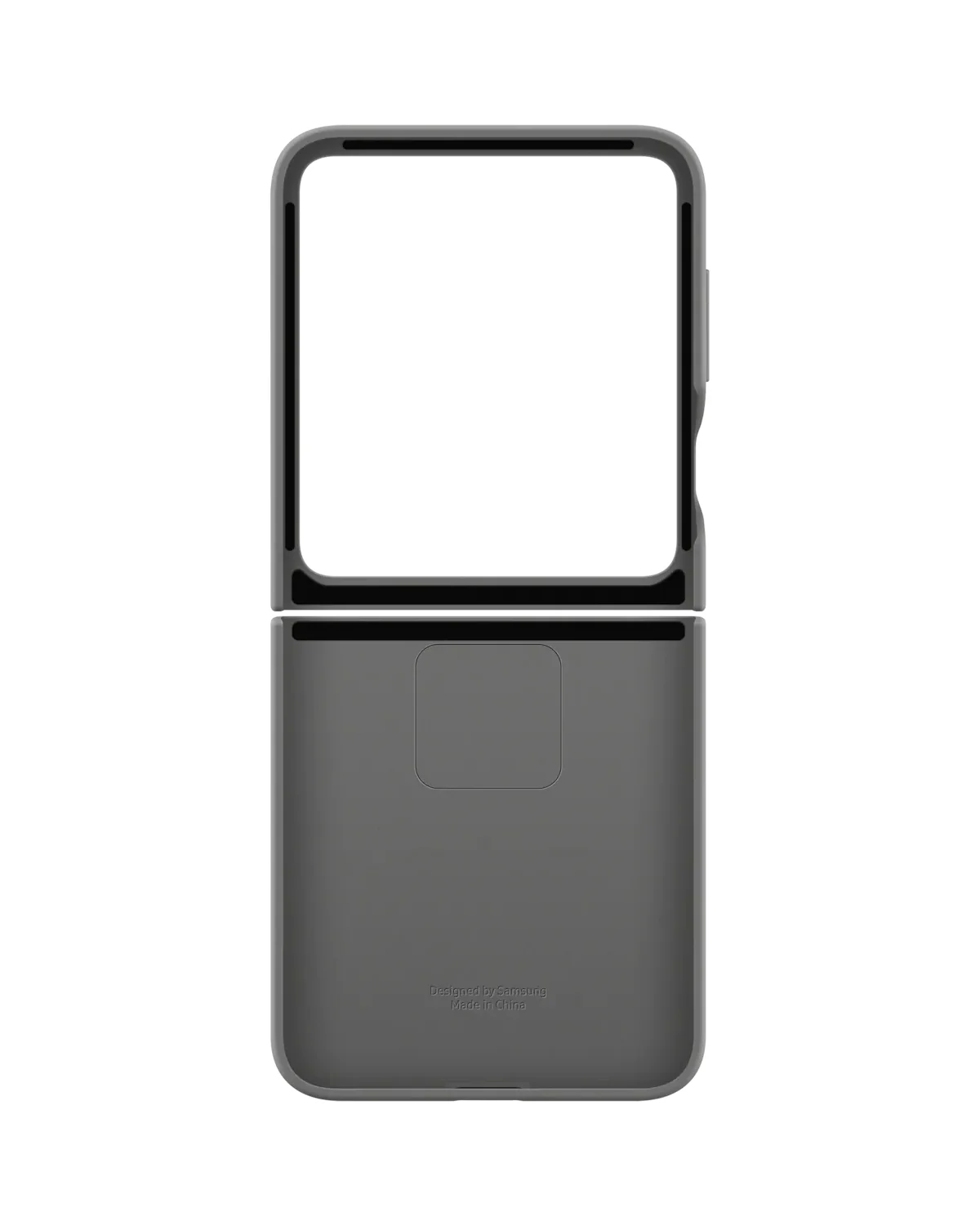 Samsung Ef-Pf741Tjegww Samsung Siliconen Telefoonhoesje Met Ring Galaxy Z Flip 6 Grijs