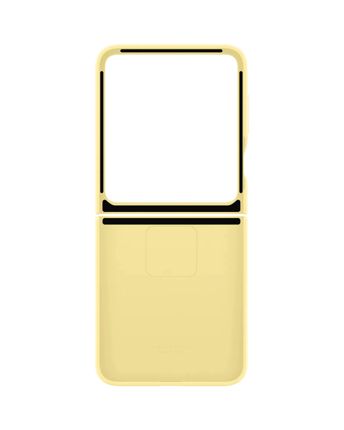 Samsung Ef-Pf741Tyegww Samsung Siliconen Telefoonhoesje Met Ring Galaxy Z Flip 6 Geel