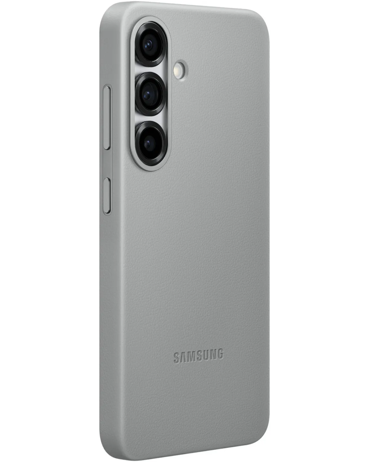 Zijaanzicht van de Samsung Kindsuit Case op een Galaxy S25 Plus 5G, met een slank profiel en een luxe uitstraling.