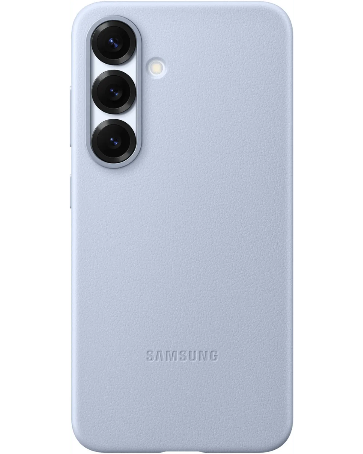 Lichtblauwe Samsung Kindsuit Case voor Galaxy S25 Plus 5G met luxe afwerking en zachte textuur voor premium bescherming.