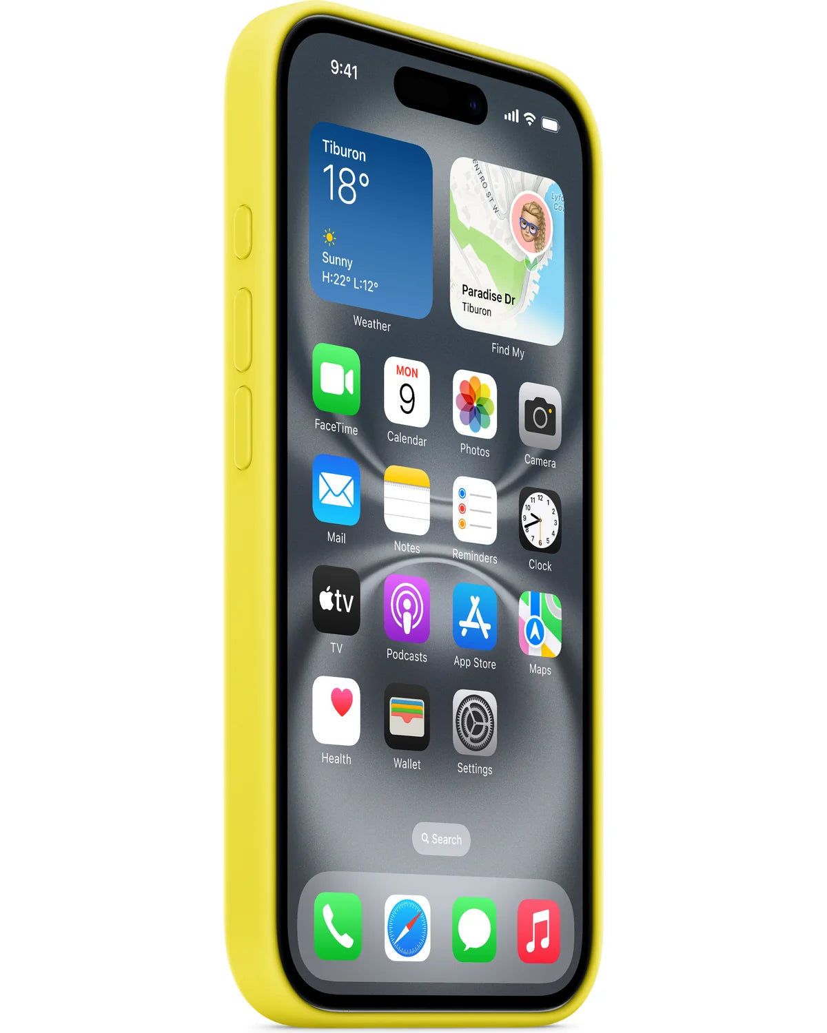 Apple Siliconen MagSafe Hoesje – Apple iPhone 16 – Starfruit