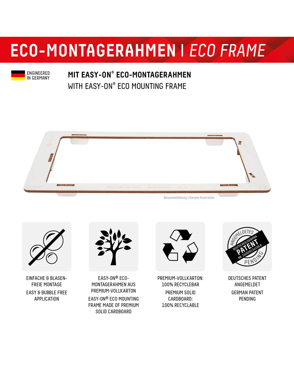 Displex Real Glass Full Cover Screenprotector – Apple iPhone 15 / 15 Pro