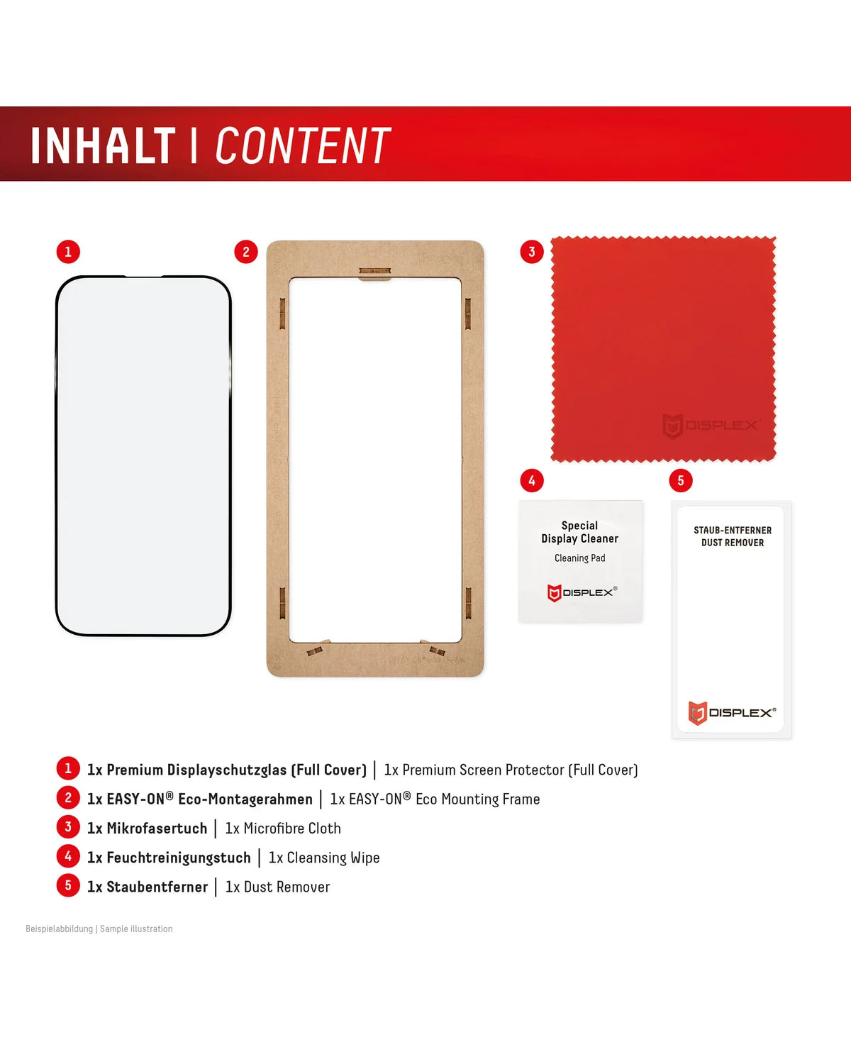 Displex Premium Glass Full Cover Anti-Reflex Screenprotector – Apple iPhone 17