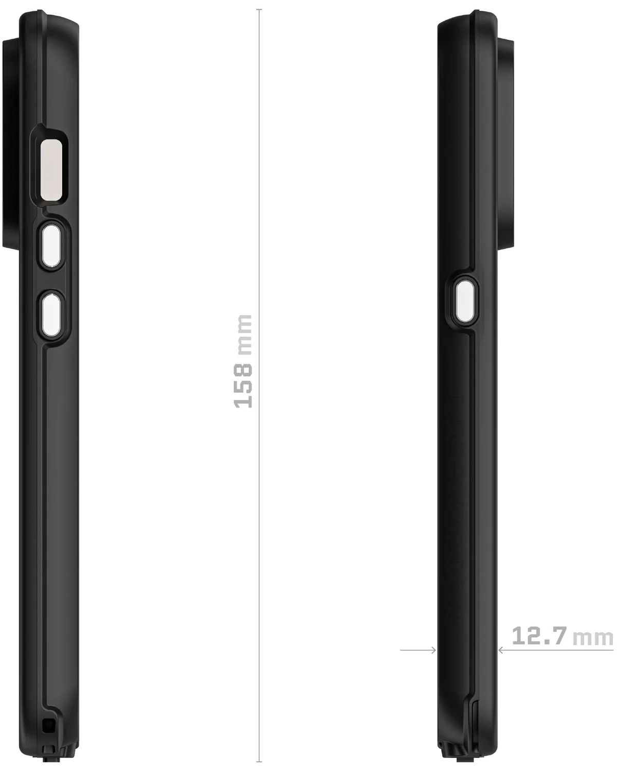 Ghostek Nautical Slim Waterproof MagSafe Case Telefoonhoesje Apple iPhone 15 Pro Transparant