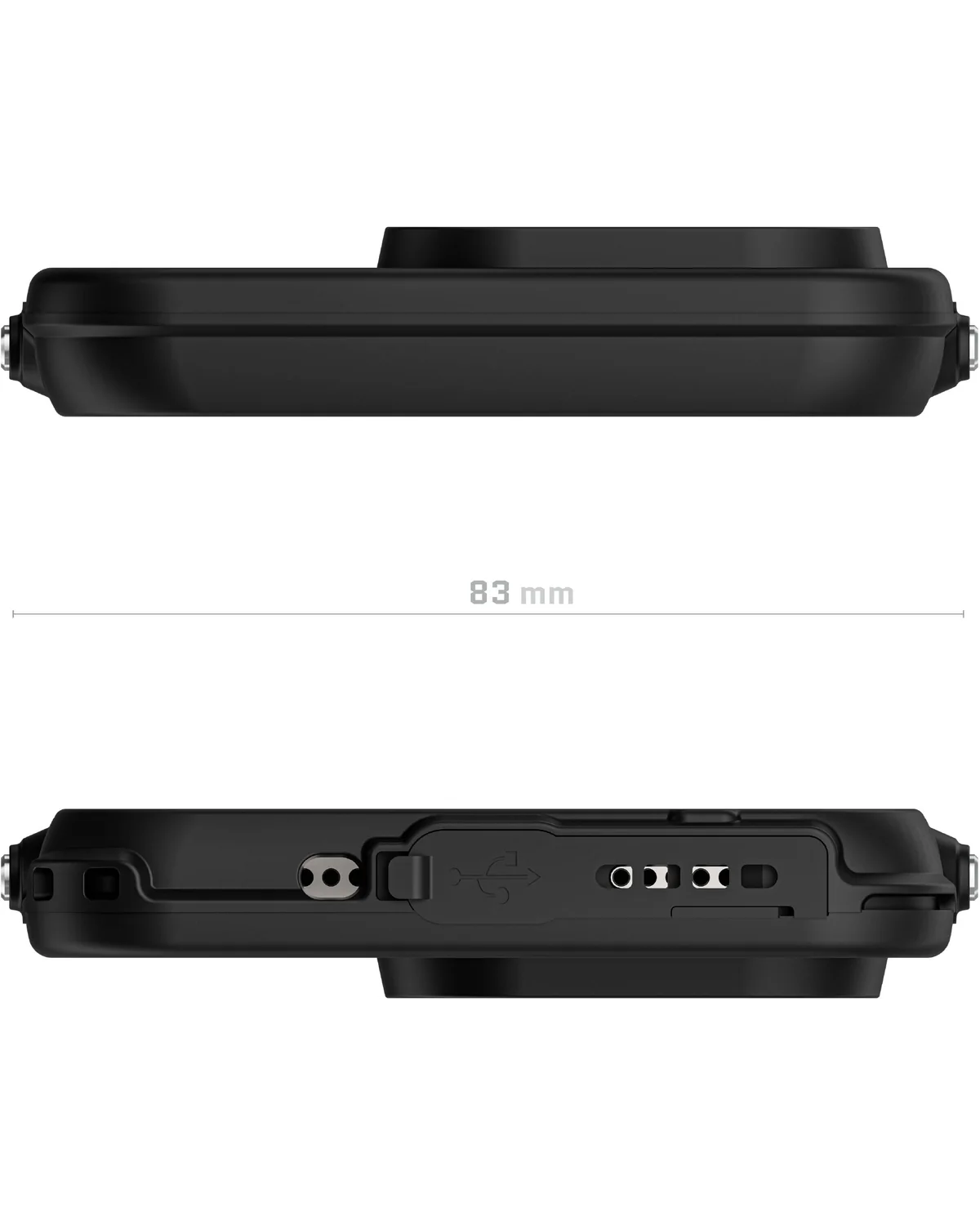 Ghostek Nautical Slim Waterproof MagSafe Case Telefoonhoesje Apple iPhone 15 Pro Zwart